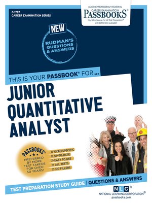 cover image of Junior Quantitative Analyst